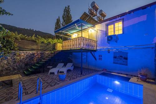 Fethiye Kayaköy' de Muhafazakar Özel Havuzlu Ev