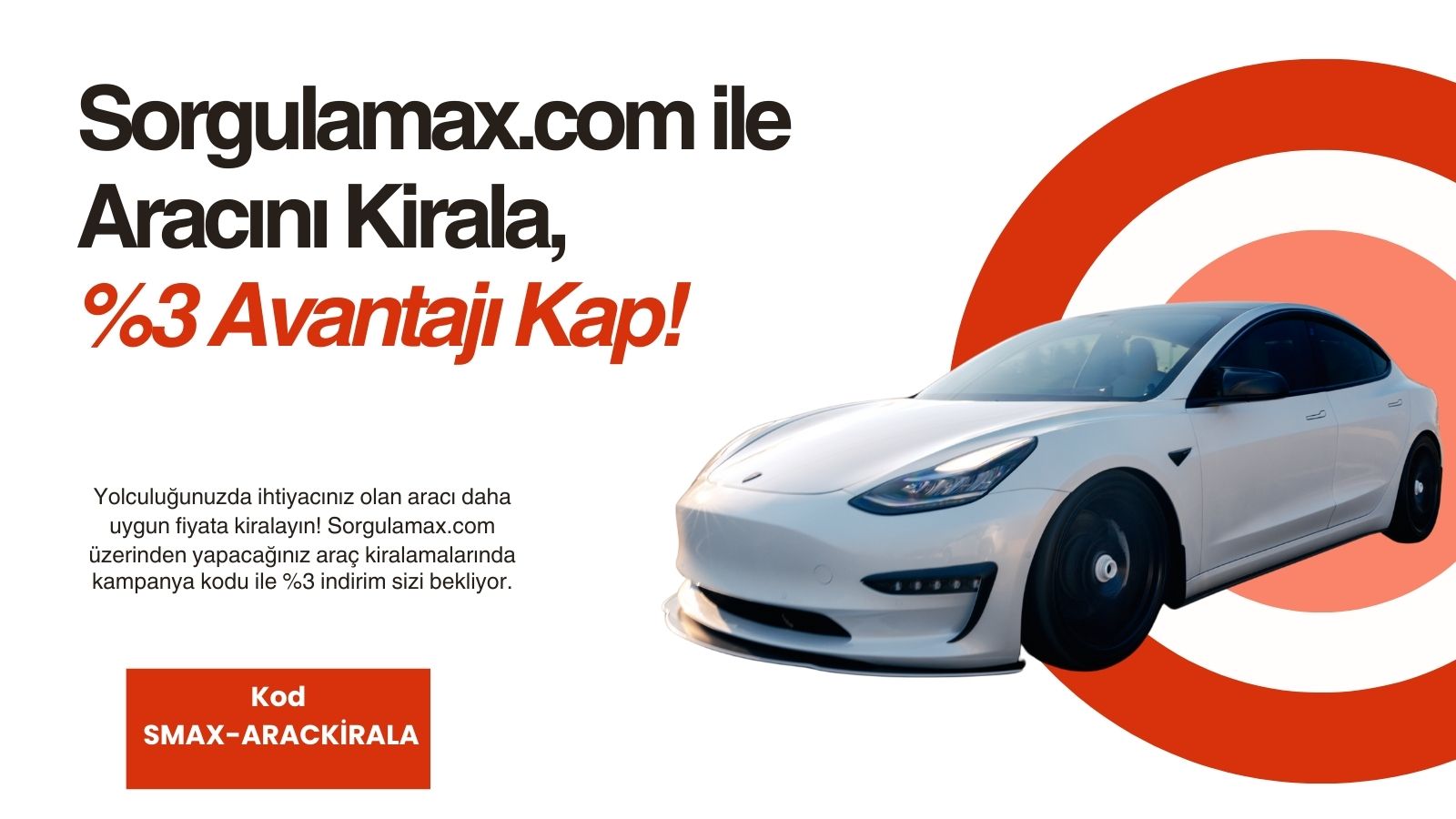Araç Kiralamada %3 İndirim